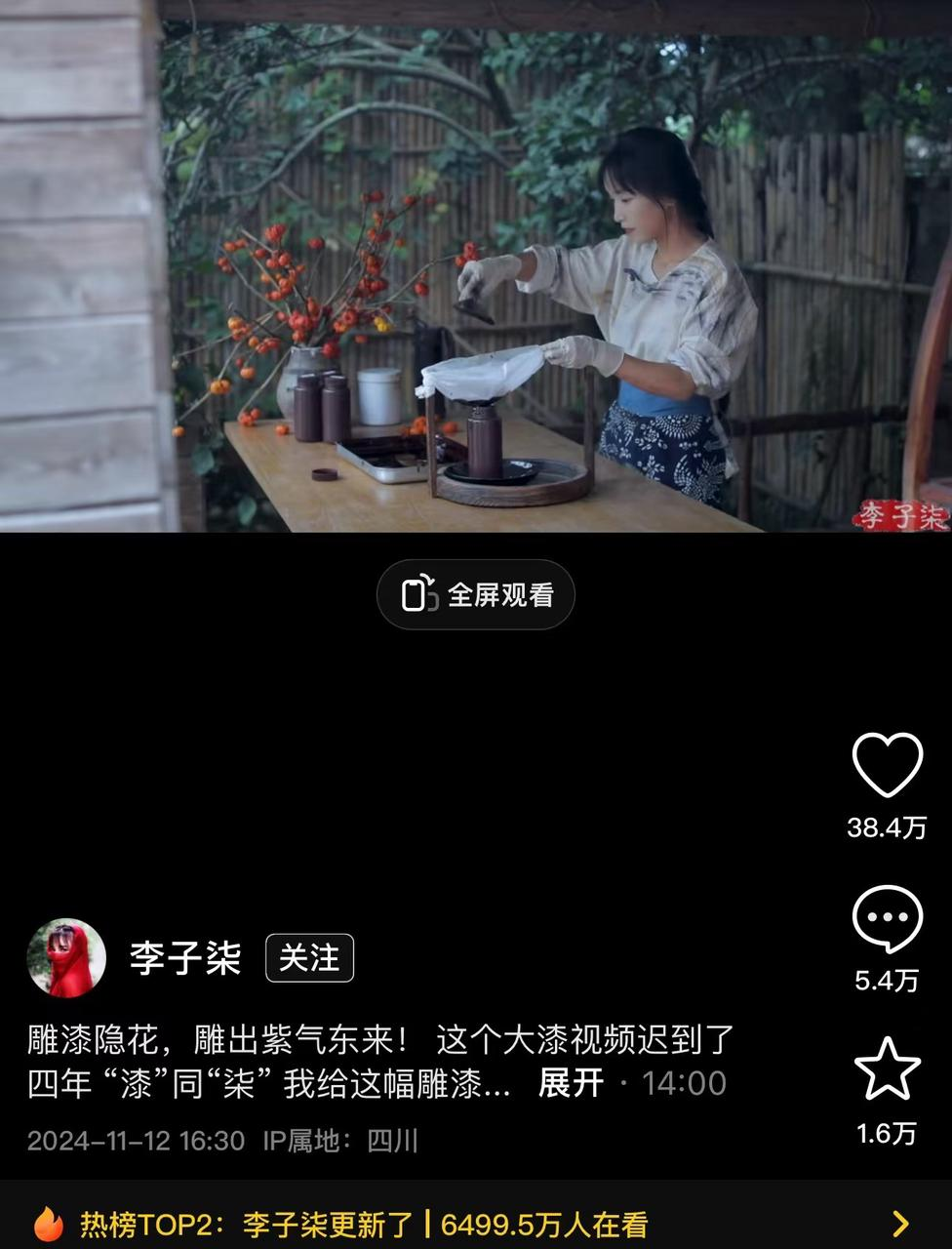 李子柒