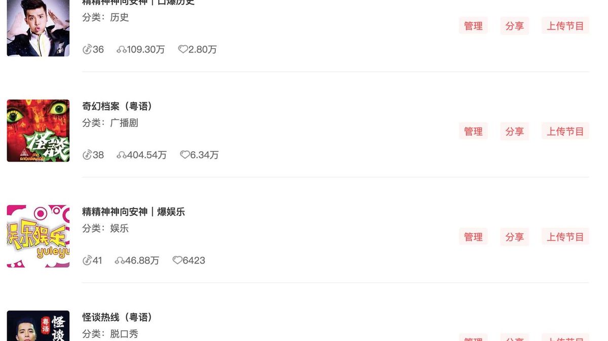 粤语广播剧与音频矩阵：1.12 亿播放量